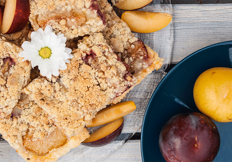 Streusel-Pflaumenkuchen vom Blech