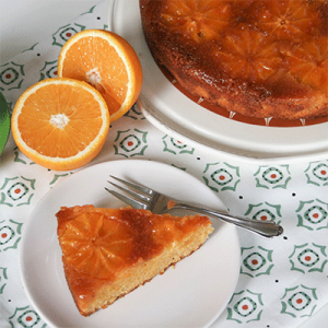 Ein Hauch von Urlaub - Italienischer Orangenkuchen mit Polenta