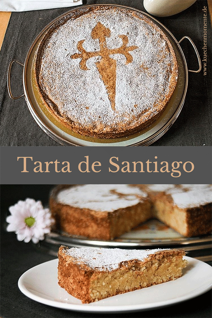 Tarta de Santiago - Spanischer Mandelkuchen - Küchenmomente