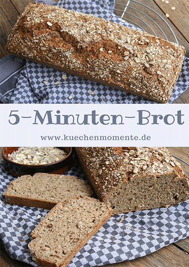 5-Minuten-Brot Pinterestpost