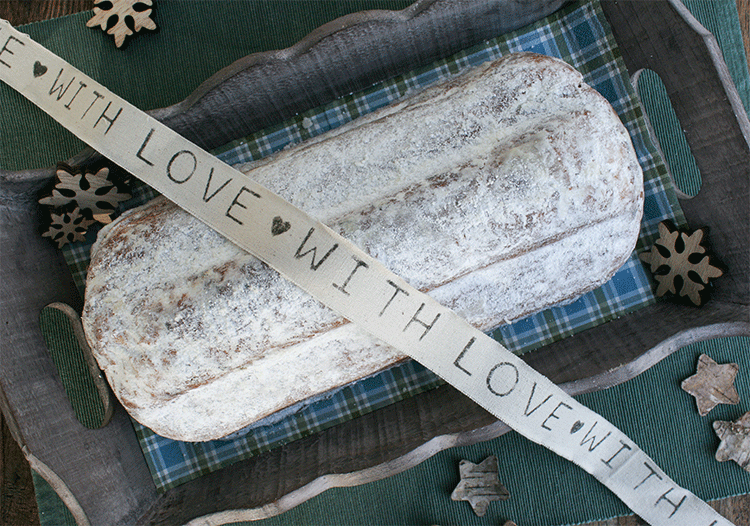 Quarkstollen mit Aprikosen