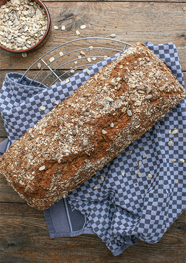 5-Minuten-Brot mit Dinkel-und Weizenvollkornmehl