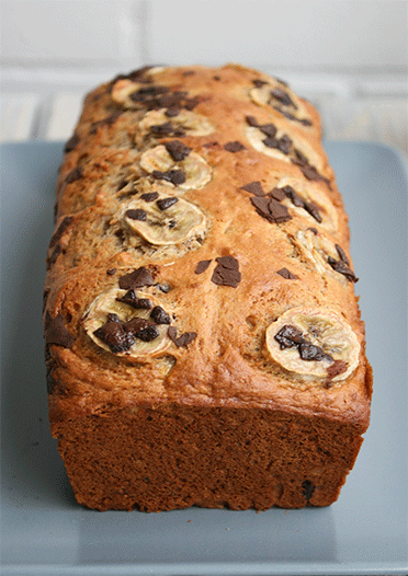 Bananenbrot mit Walnüssen und Schokolade