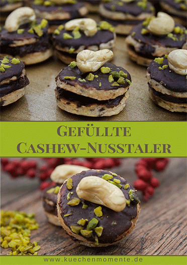 Gefüllte Cashew-Nusstaler