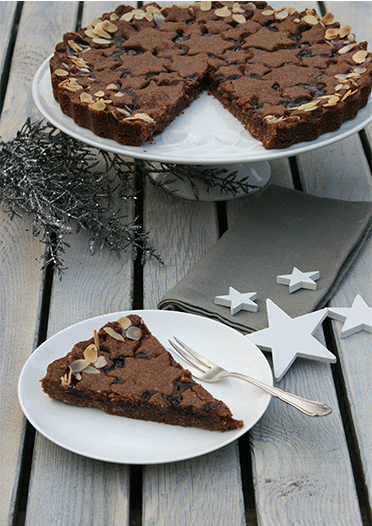 Badische Linzer Torte mit Sternen