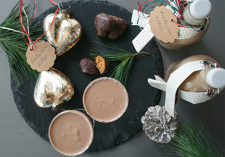Lebkuchenlikör -Last Minute Geschenk aus der Küche
