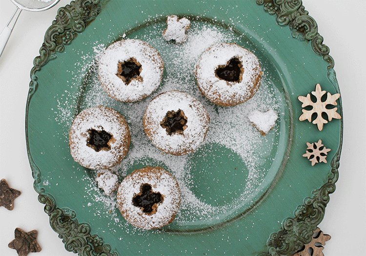 Leckere Weihnachtsmuffins