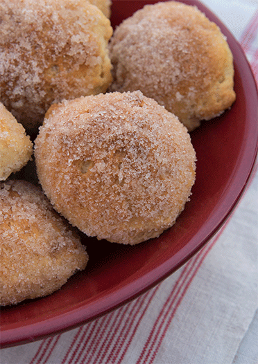 Frisch aus dem Backofen Apfel-Quark-Brötchen