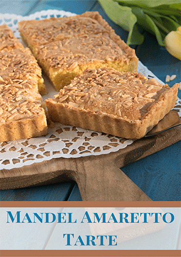 Feine Tarte mit Mandeln und Amaretto