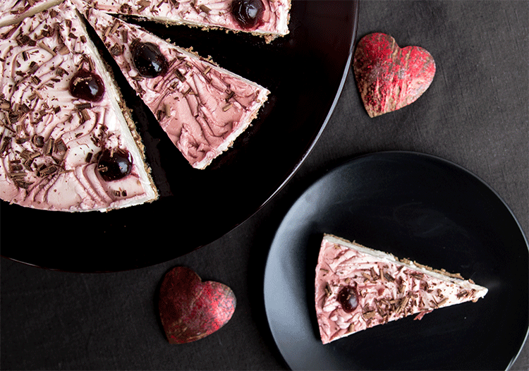 Kühlschranktorte mit Amarena-Kirschen und Mascarpone