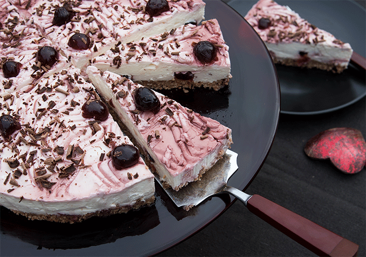 Zweischichtiger KäSe Kirsch Kuchen Mit Amaretto - Rezepte Suchen