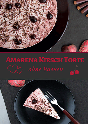 Amarena-Kirschtorte Kühlschranktorte Pinterestboard