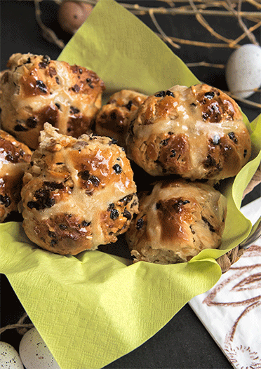 Gefüllte Milchbrötchen aus Großbritannien