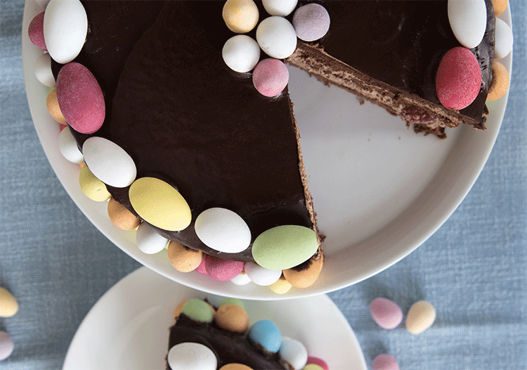Schokoladen-Torte zu Ostern 