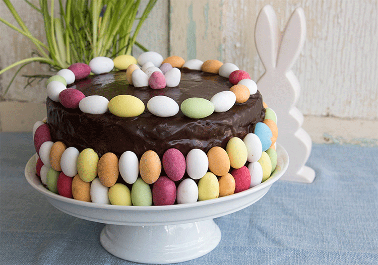 Schokoladen-Sahne-Torte Ostern