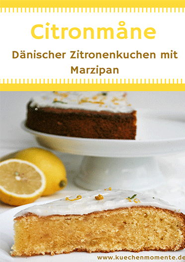 Citronmåne - Dänischer Zitronenkuchen Pinterestpost