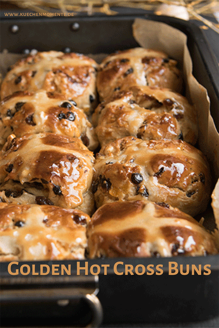 Golden Hot Cross Buns Pinterestpost
