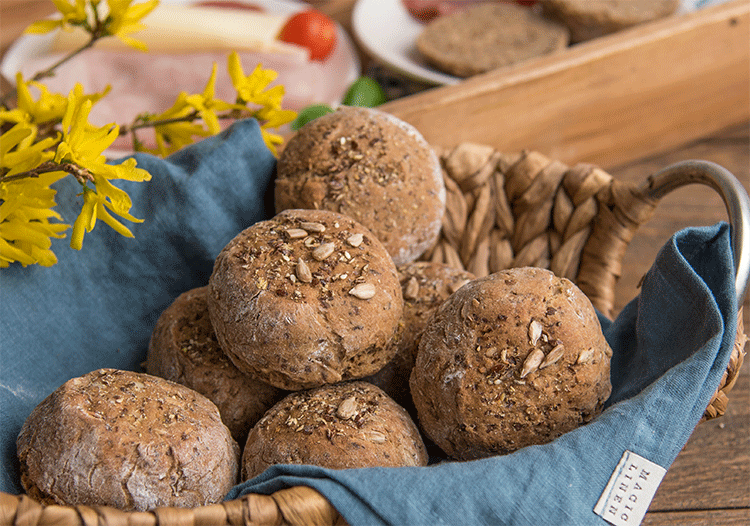 Roggen-Dinkelbrötchen - Küchenmomente