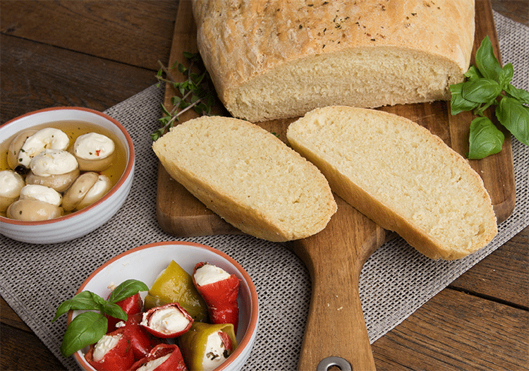 Italienisches Weißbrot mit Olivenöl | Küchenmomente