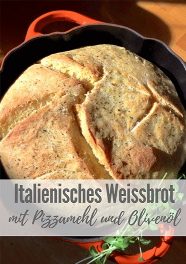 Italienisches Weißbrot mit Olivenöl