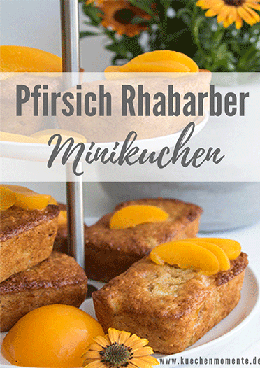 Pfirsich Rhabarber Muffins