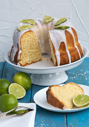 Sommerkuchen mit Kokos und Limette