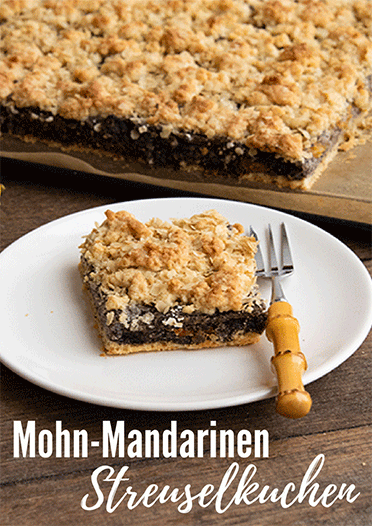 Mohn-Mandarinen-Streuselkuchen vom Blech Pinterestpost