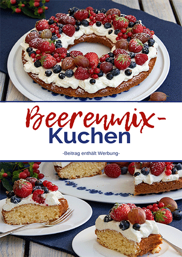 Beerenmix-Kuchen Pinterestpost