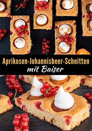 Aprikosen-Johannisbeer-Schnitten mit Baiser Pinterstpost