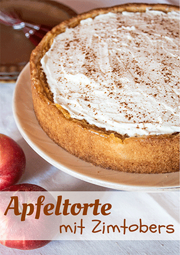 Apfeltorte mit Zimtobers Pinterestpost