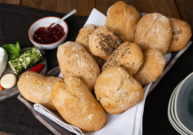 Knusprige Elsässer-Brötchen