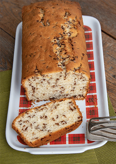 Ameisenkuchen im Anschnitt