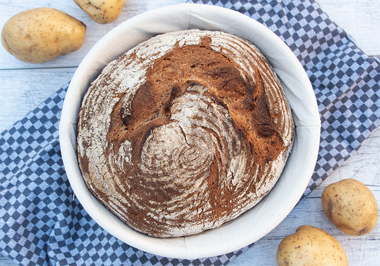 Dinkel-Kartoffelbrot