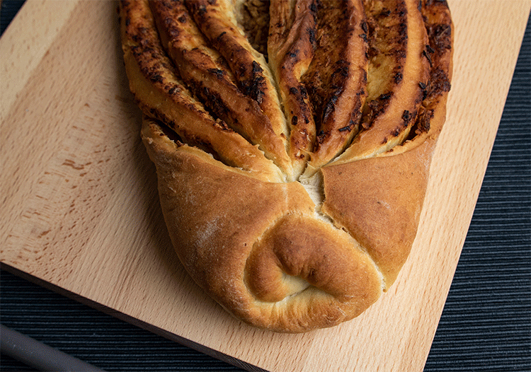 Gefülltes Brot