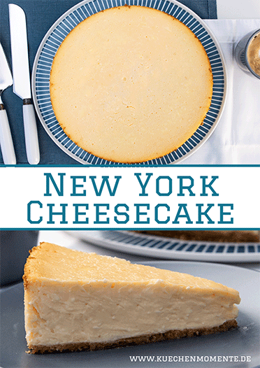 Creamy New York Cheesecake Pinterestpost