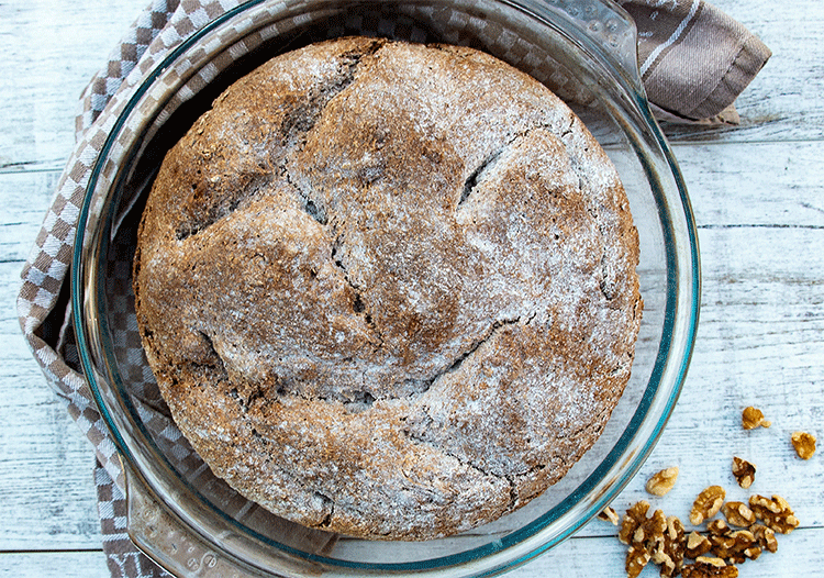Dinkel-Walnuss-Brot - Küchenmomente
