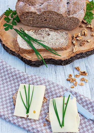 Brot Dinkel Walnüsse