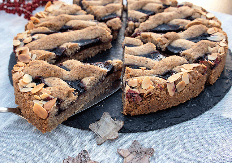 Anschnitt Linzer Torte