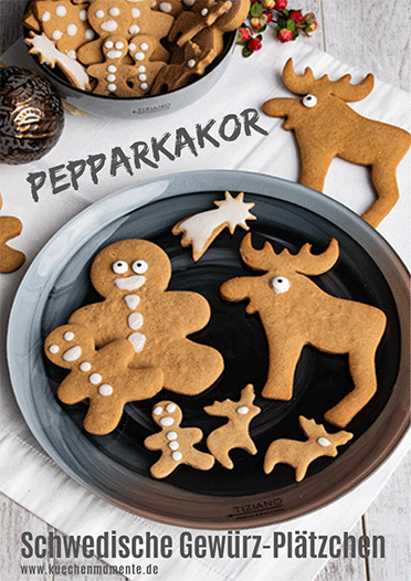 Pepparkakaor Weihnachtskekse aus Schweden