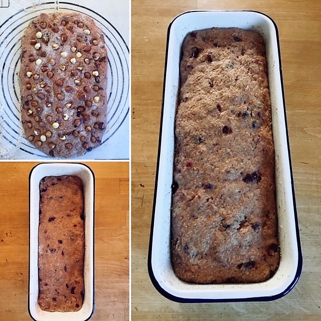 Vollkorn-Früchtebrot mit Zimt, Cranberries und Haselnüssen - Küchenmomente