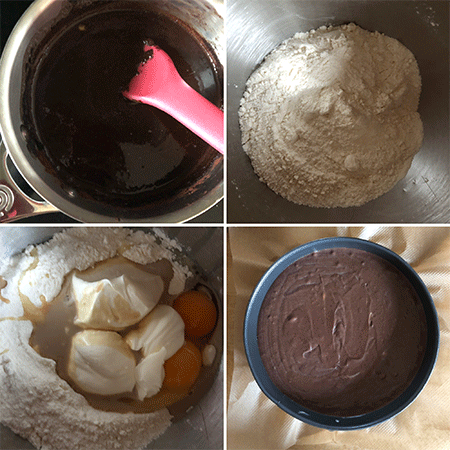 Zubereitung Schokoladenkuchen