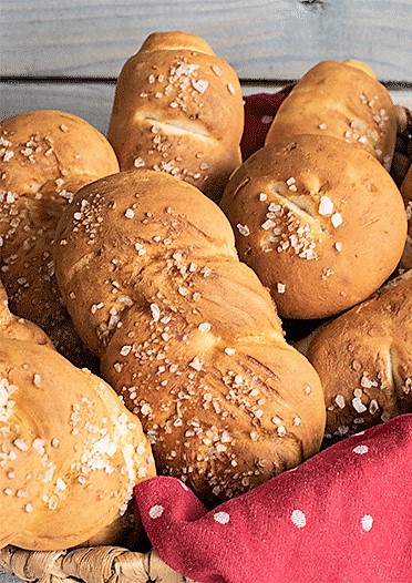 Laugengebäck mit Natronlauge aus dem Supermarkt