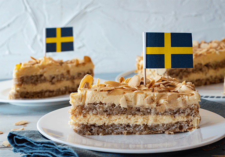 Schwedische Mandeltorte | Küchenmomente