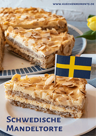 Schwedische Mandeltorte Pinterestpost