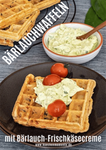 Bärlauch Waffeln Pinterestpost