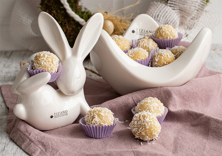 Selbstgemachte Eierlikör-Trüffel zu Ostern