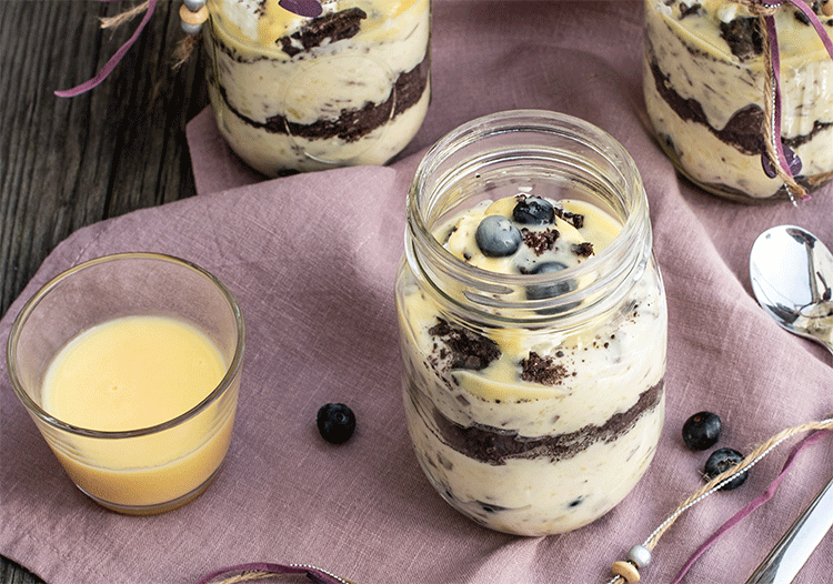 Westfälische Herrencreme als Schicht-Dessert