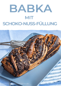 Babka mit Schokolade Pinterestpost