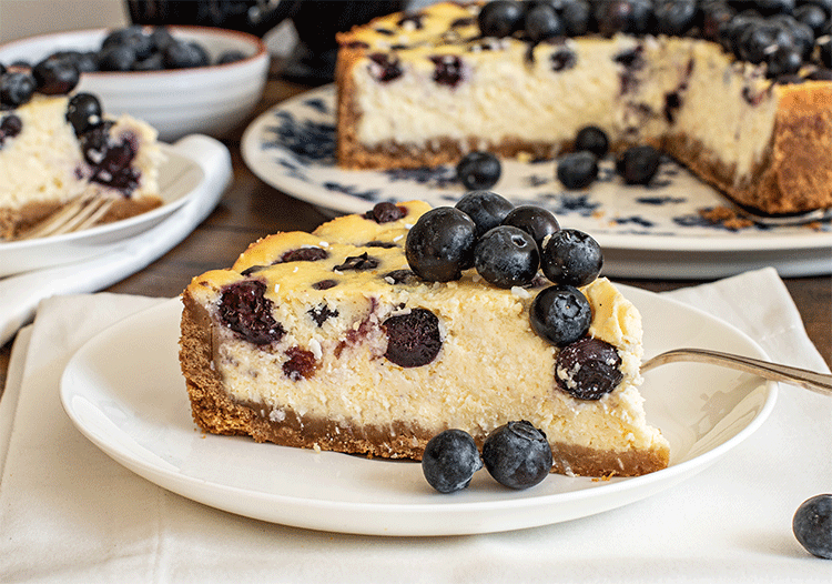 Heidelbeer-Ricotta-Kuchen - Küchenmomente