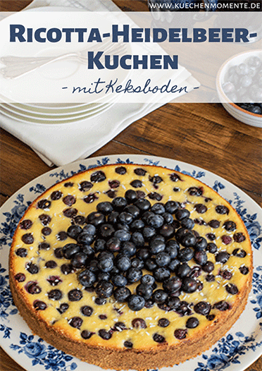 Heidelbeer-Ricotta-Kuchen - Küchenmomente